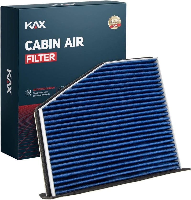 KAX Cabin Air Filter, Replacement for GCF017(CF10373) Jetta, Tiguan, Passat, Golf, Beetle, GTI, A3, Q3, TT, A3 Quattro Cabin Filter, Strong Adsorption Cabin Filter with Upgraded Activated Carbon - Image 1